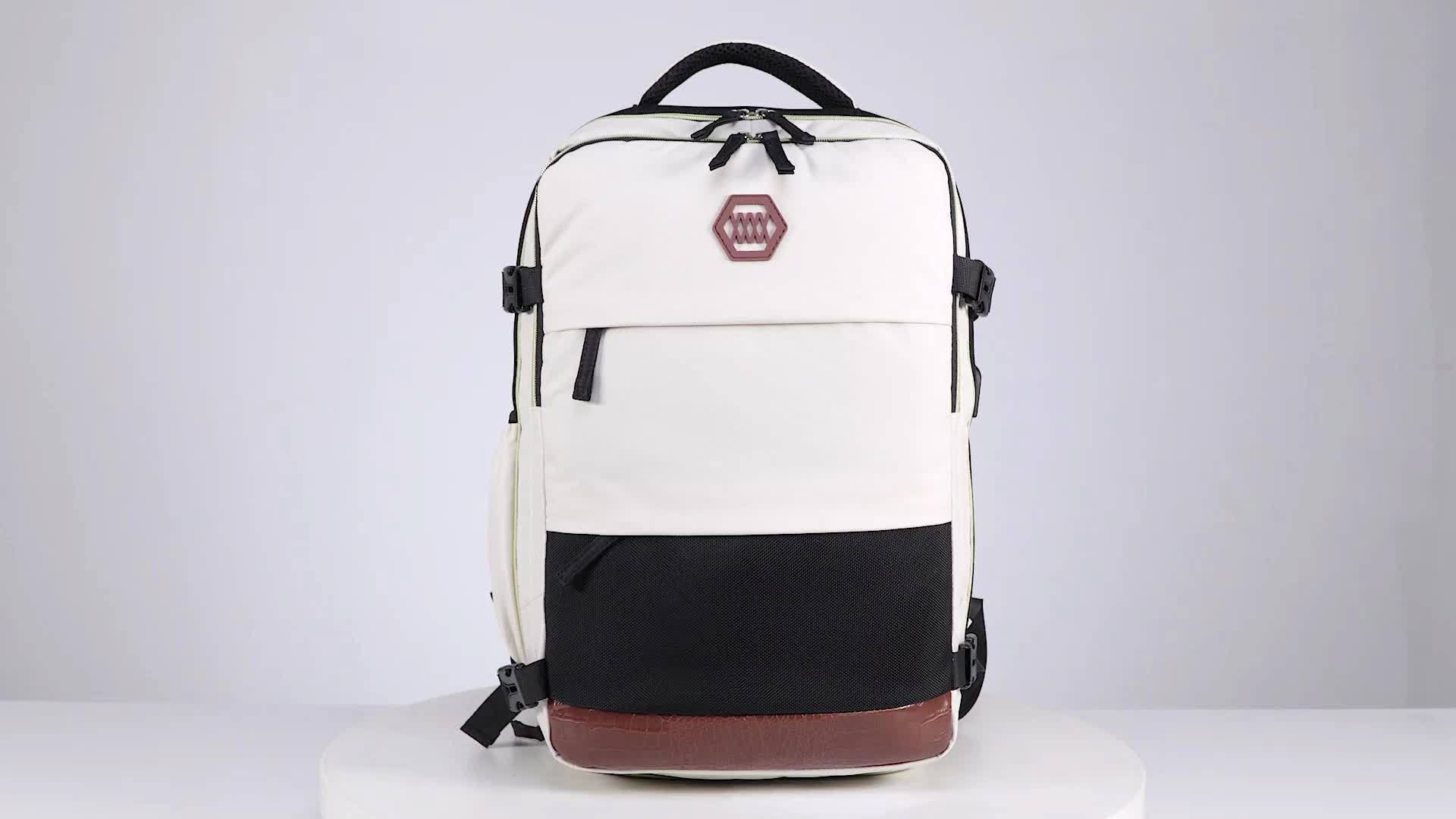 1pc Large Capacity Waterproof Outdoor Sports Leisure Travel Backpack, Travel Backpack, Outdoor Hiking Rucksack With Shoes Compartment, Portable Laptop Schoolbag
