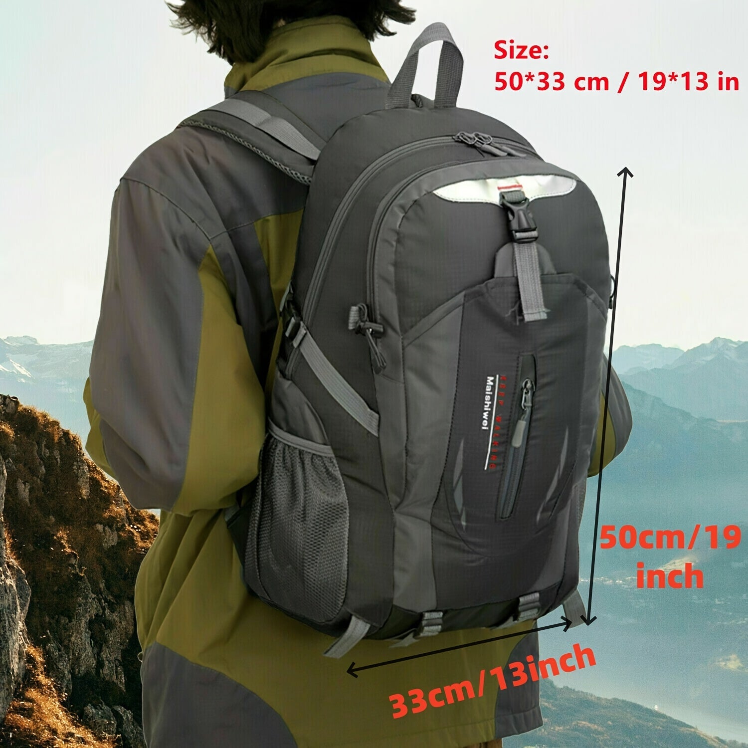 Backpack School Laptop Bag Travel Camping Hiking Rucksack Office Backpack
