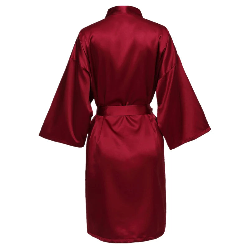 Satin Robes Wedding Bathrobe Bride Bridesmaid Gown Women Clothing Sleepwear
