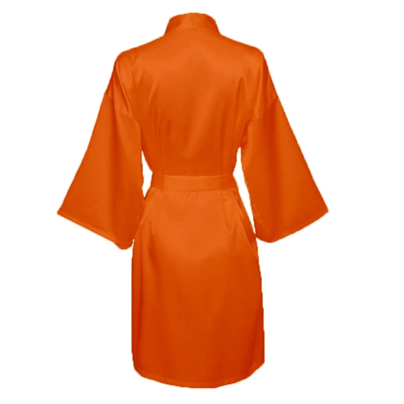 Satin Robes Wedding Bathrobe Bride Bridesmaid Gown Women Clothing Sleepwear