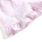 Wholesale 1-12 Years Kids Pyjamas 100% Cotton Plaid Seersucker Soft Sibling Outfits Pjs Loungewear Baby Boys Girls Pajamas Sets
