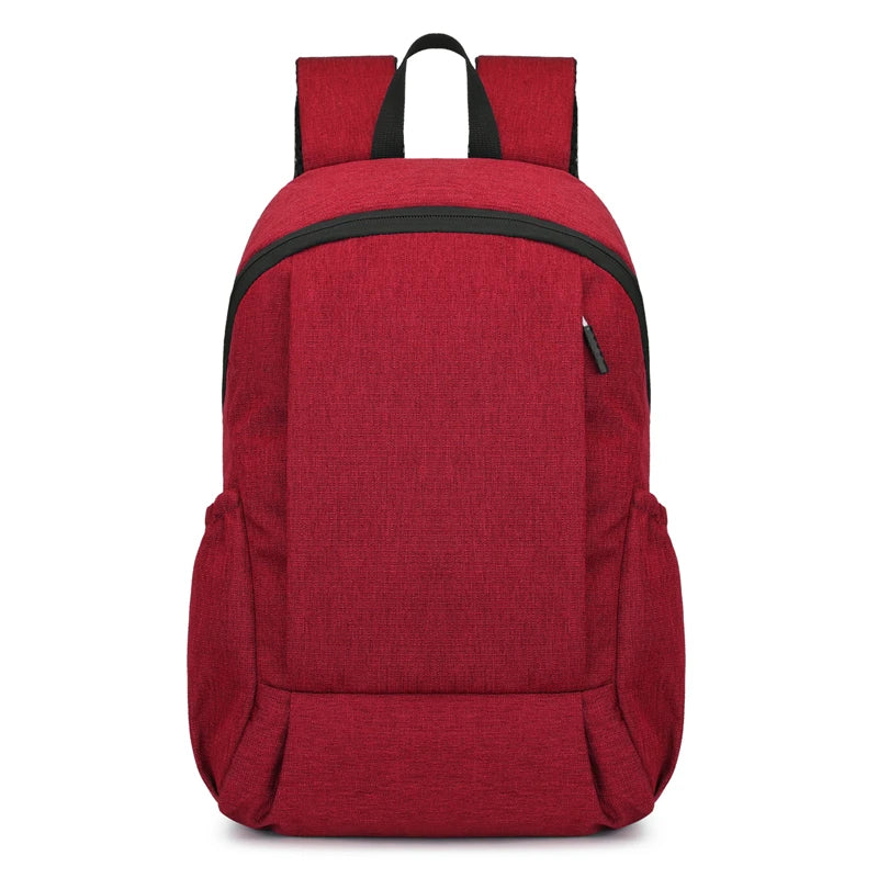 Lightweight solid-color backpacks, outdoor sports backpacks, casual travel bags, student schoolbags