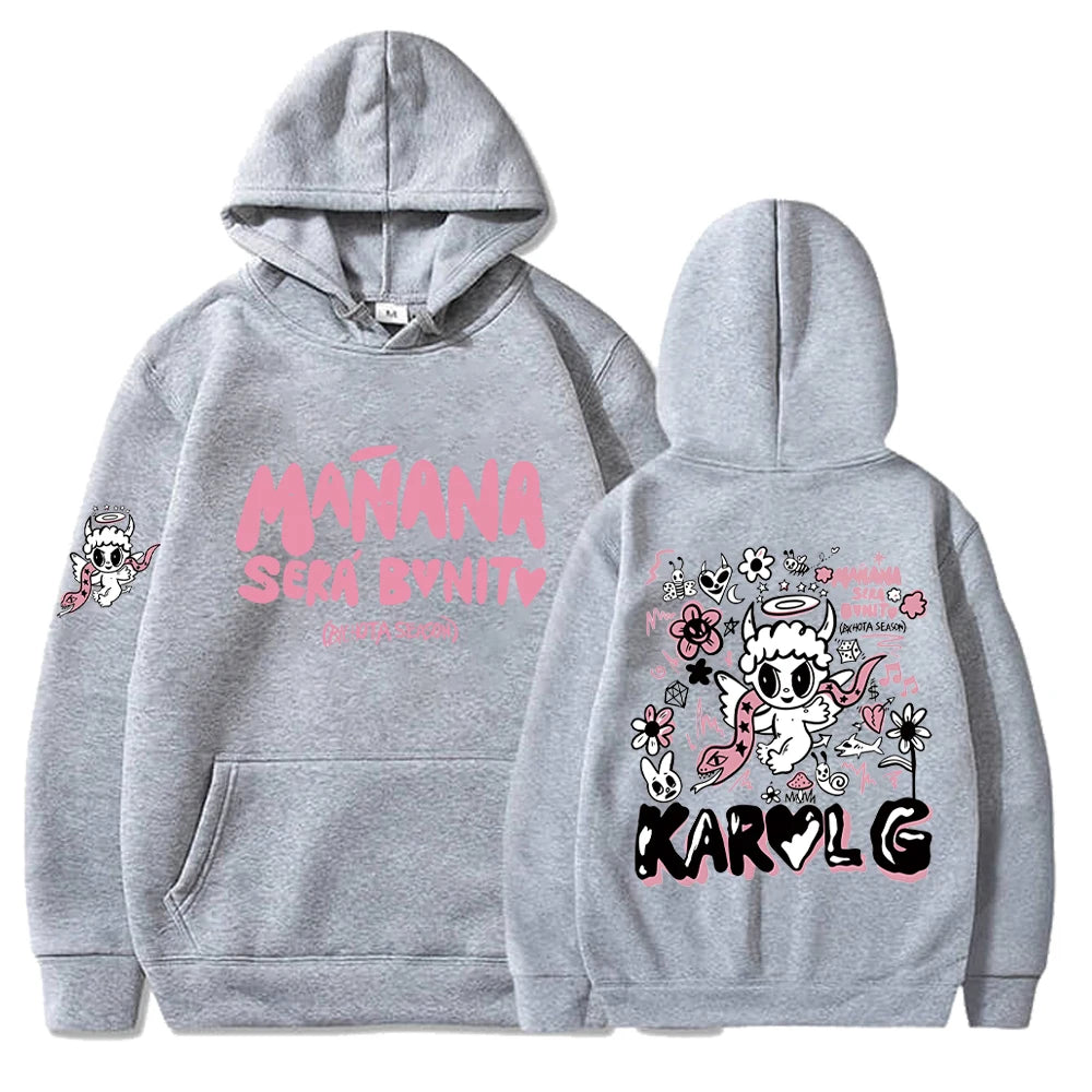 Hoodie Hiphop Streetwear Manana Sera Bonito Sweatshirts Men Woman Casual Long Sleeve Harajuku Oversized Pullover