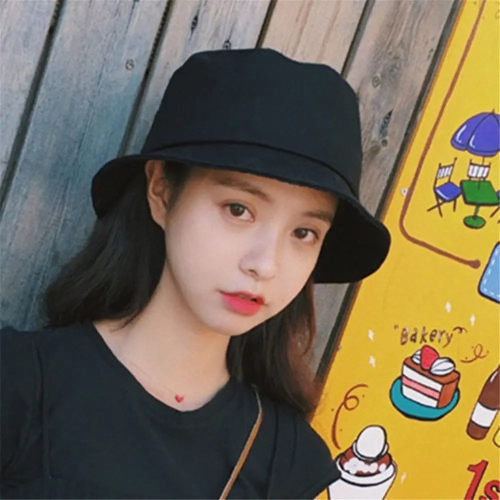 Bucket Hat Women Men Anti-UV Beach Sun Hat Summer Sunscreen Panama Hat Outdoor Foldable Portable Fisherman Cap