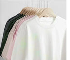 A Thin Short-sleeved T-shirt with Cute Cartoon Totoro Prints for Both Men and Women in Spring and Summer As The Base