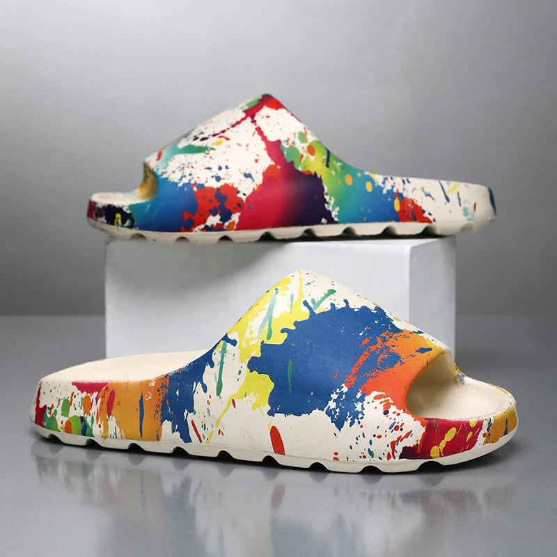 Slippers 2025 New Summer Style Casual Home Non-Slip Sports Men's Outer Wear Beach Sandals