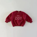 Long Sleeve Sweatshirts Spring/Fall Simple Casual Hoodies For Boys And Girls Lovely Round Neck Pullovers Baby Trendy Clothes