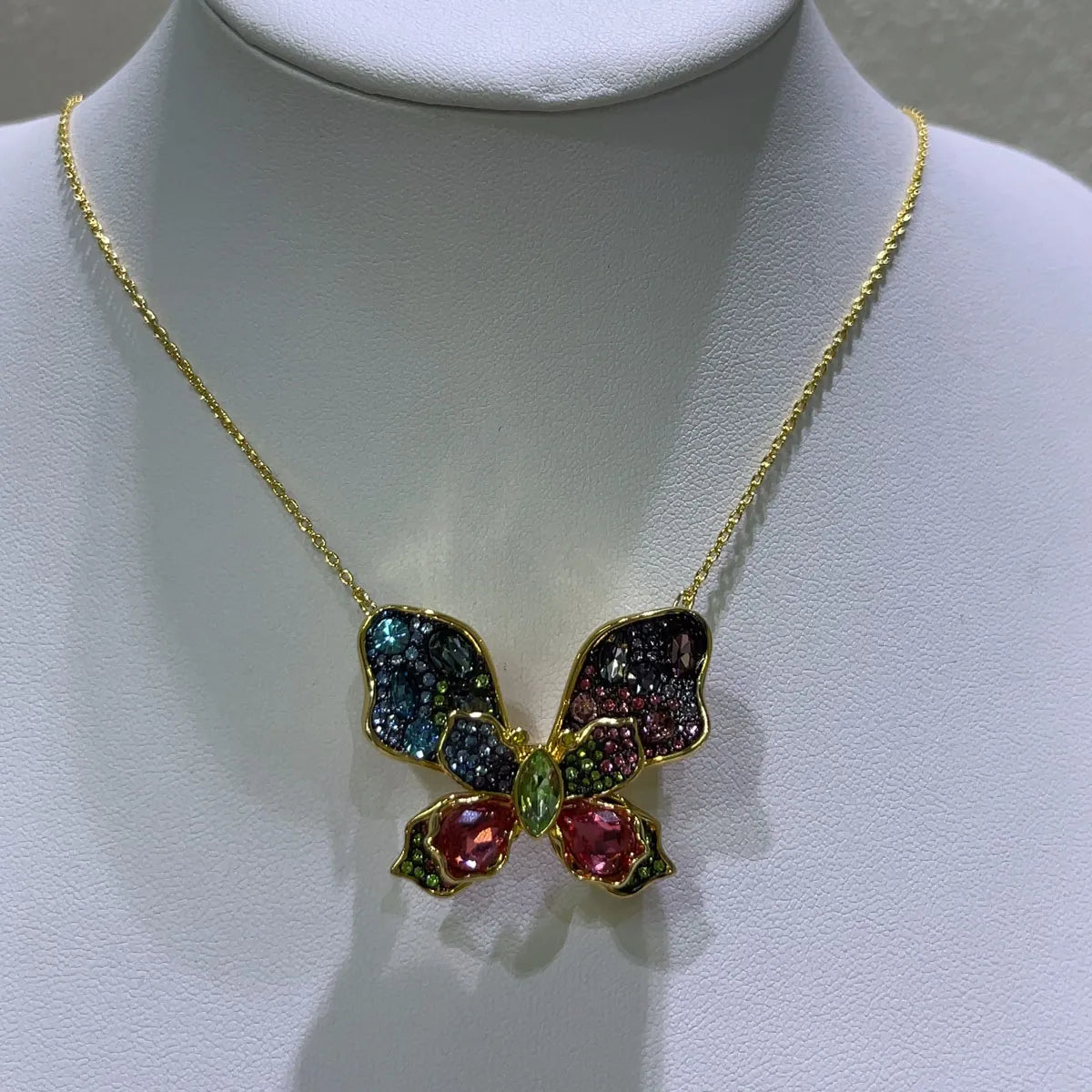 Necklacef Flower Love Original High Quality Jewelry Luxury Brand Crystal Exquisite Pendant Crystal Party Gift for Women