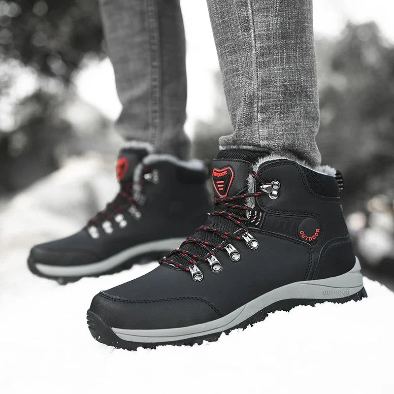 Snow Boots Men Hiking Boots Waterproof Winter Anti Slip Trekking Shoes Mountain Boots Men Sneakers Ankle Snow Boots Men Shoes
