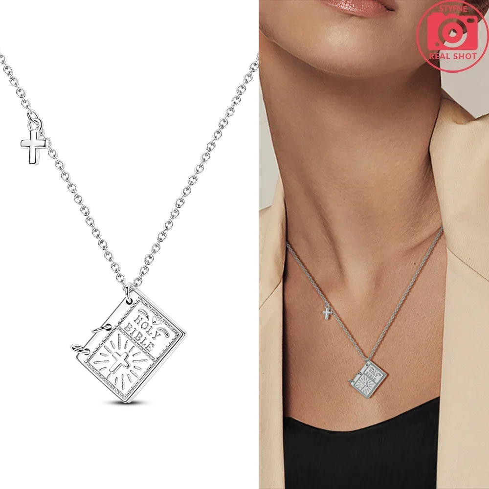 Exquisite Gold Fatima's Hand Necklace 925 Silver Original Devil's Eye Cross Bead Necklace Women Jewelry Luxury Friend Fine Gifts