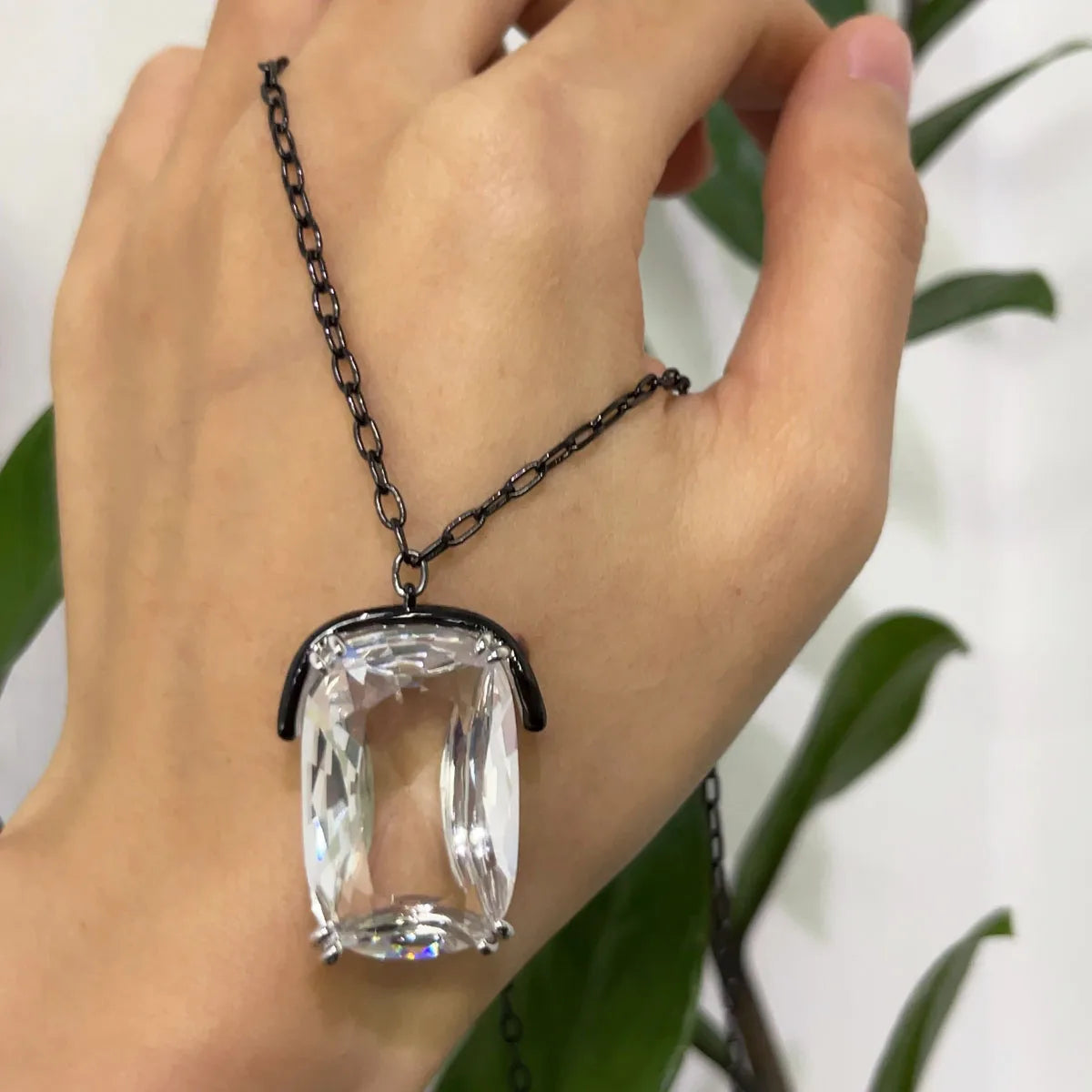 Necklacef Flower Love Original High Quality Jewelry Luxury Brand Crystal Exquisite Pendant Crystal Party Gift for Women