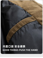 Men’s Winter Puffer Jacket Cotton Padded Warm Hooded Windbreaker Coat Outdoor Casual Thick Parka for Cold Weather Streetwear