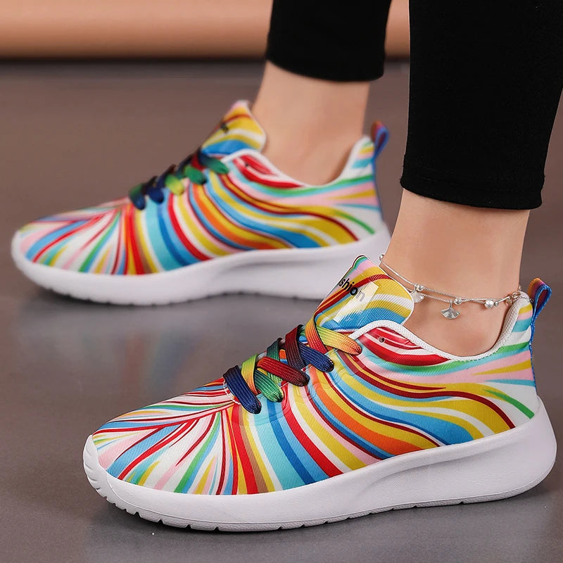 Women's Sneaker 2025 New Colorful Sneakers For Women Sports Shoes Casual Zapatillas De Mujer Fashion Baskets Femmes Tennis Woman