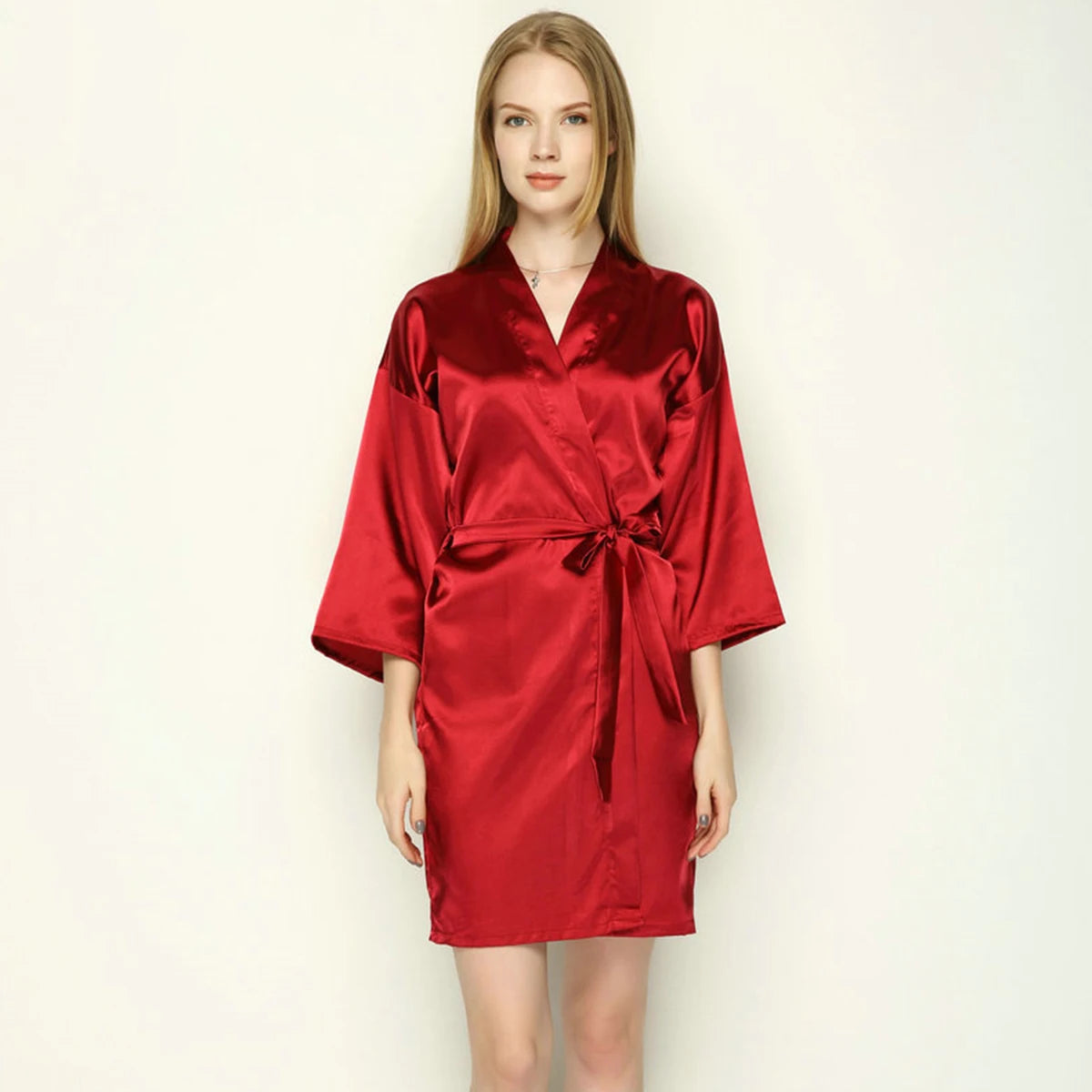 Satin Robes Wedding Bathrobe Bride Bridesmaid Gown Women Clothing Sleepwear