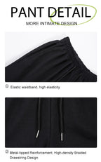 Summer Cotton Street T-Shirt Suit Men Oversize Daily Shorts Gym Loose Sportswear Trendy Hip Hop Clothes Sport Pocket Short Pants