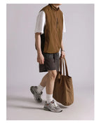 Tote Bag 2024 New Fashion Simple Office Lady Nylon Splashproof Shoulder Bag Handbag All-match