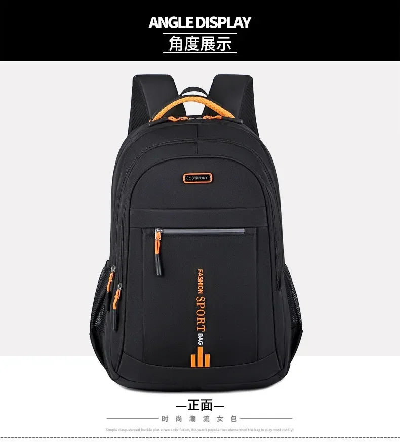 Men's Backpacks Oxford Waterproof Rucksack Business Computer Bag Casual Travel Backpack Senior High School Student Schoolbag sac