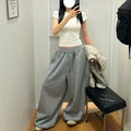 Vintage Sweatpants Women Clothes Street Hip Hop Fashion Wide Leg Pants Women Casual Loose Joggers Women Trousers