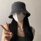 Bucket Hat Retro Washed Denim Fisherman Hat Fashionable And Versatile Sun Hat Sun Protection Fishing Hat Outdoor Hiking Hat
