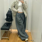 Vintage Sweatpants Women Clothes Street Hip Hop Fashion Wide Leg Pants Women Casual Loose Joggers Women Trousers