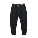 Cargo Pants Trousers for Men 2022 Casual Multi Pockets Stretchy Cuffs Thin Drawstring Elastic Waist Men Fitness Pants