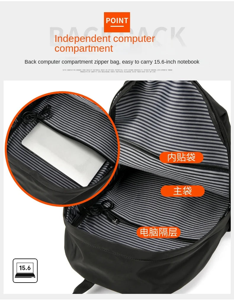 Backpack Men's Business Backpacks Outdoor Oxford Cloth Computer Bag Leisure Student Travel Bag Schoolbag mochila  мужской рюкзак