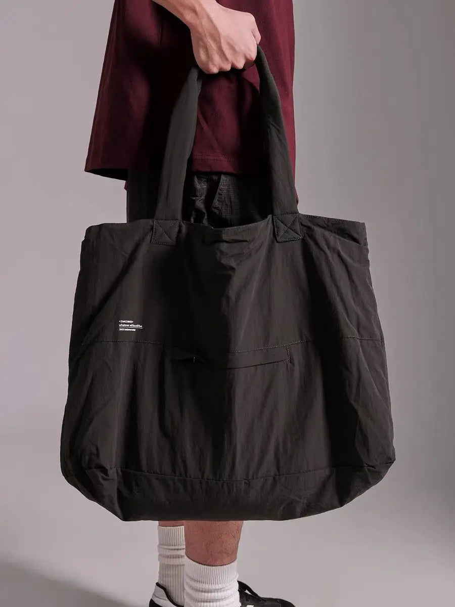 Tote Bag 2024 New Fashion Simple Office Lady Nylon Splashproof Shoulder Bag Handbag All-match