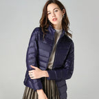 Women Puffer Jacket Plus Size 2025 New Spring Autumn Female Ultra Lightweight Packable Hooded Down Coats