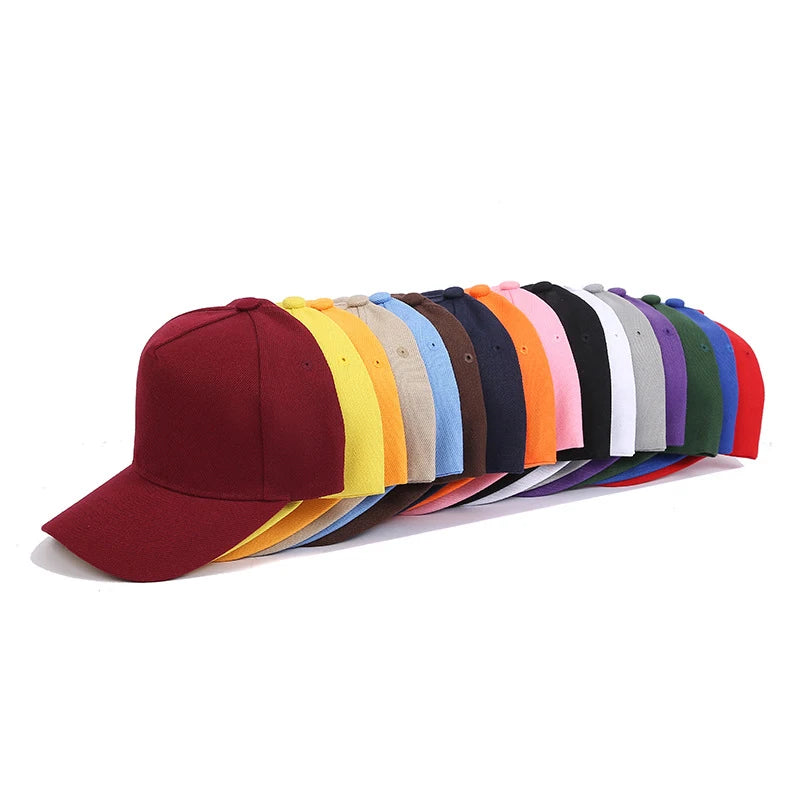 Blank Baseball Caps For Men Women Hat Simple Hip Hop Bone Trucker Hats Outdoor Leisure Snapback Cap gorras