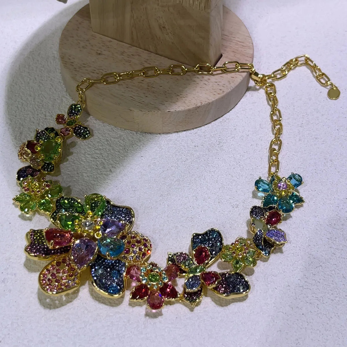 Necklacef Flower Love Original High Quality Jewelry Luxury Brand Crystal Exquisite Pendant Crystal Party Gift for Women