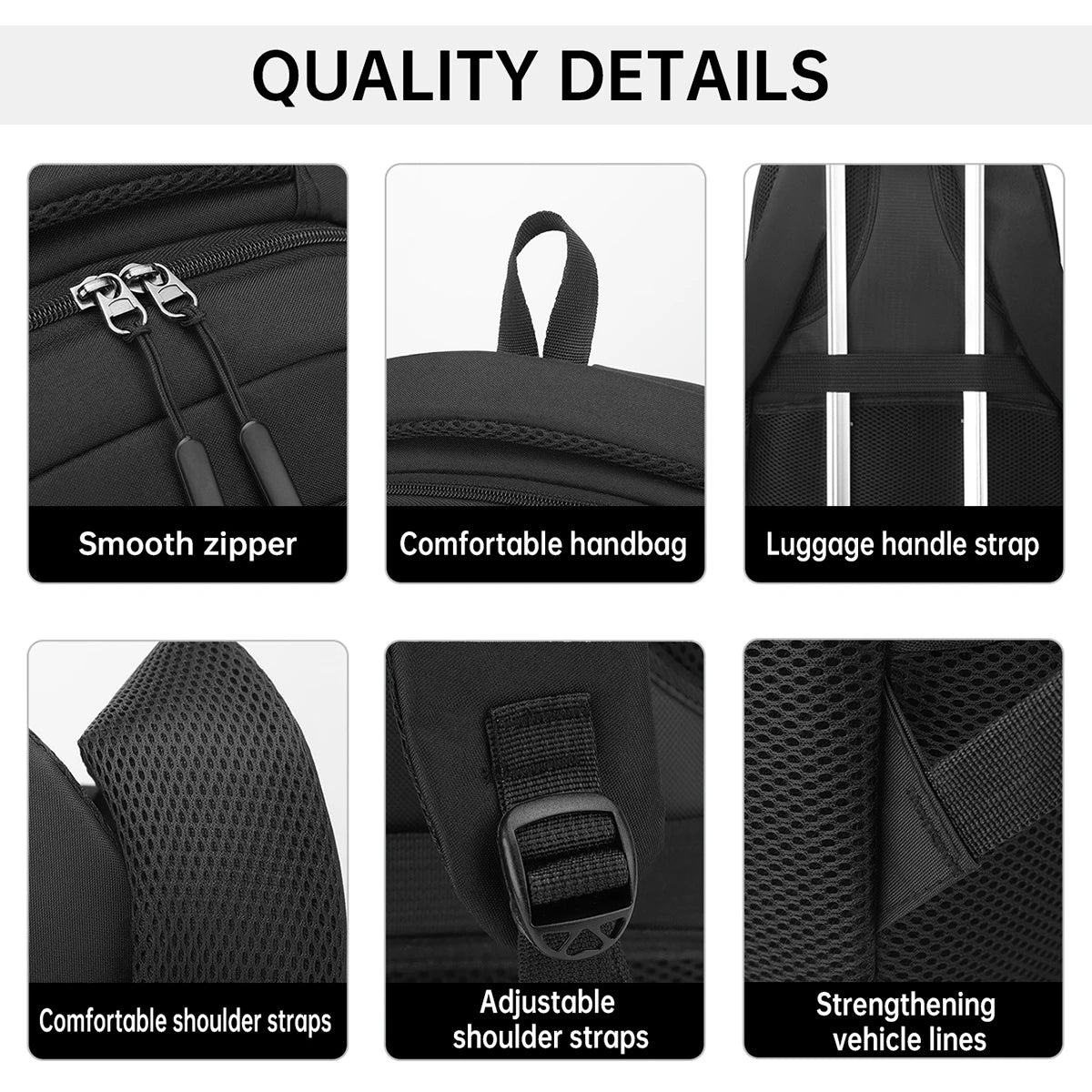 Backpack for Men, Large Capacity Business Travel Bag, Computer Bag, School Bag for High School Students and College Students, Casual Bag