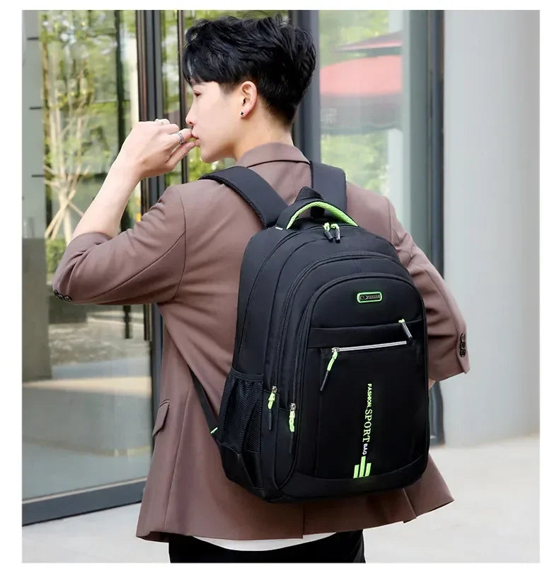 Men's Backpacks Oxford Waterproof Rucksack Business Computer Bag Casual Travel Backpack Senior High School Student Schoolbag sac