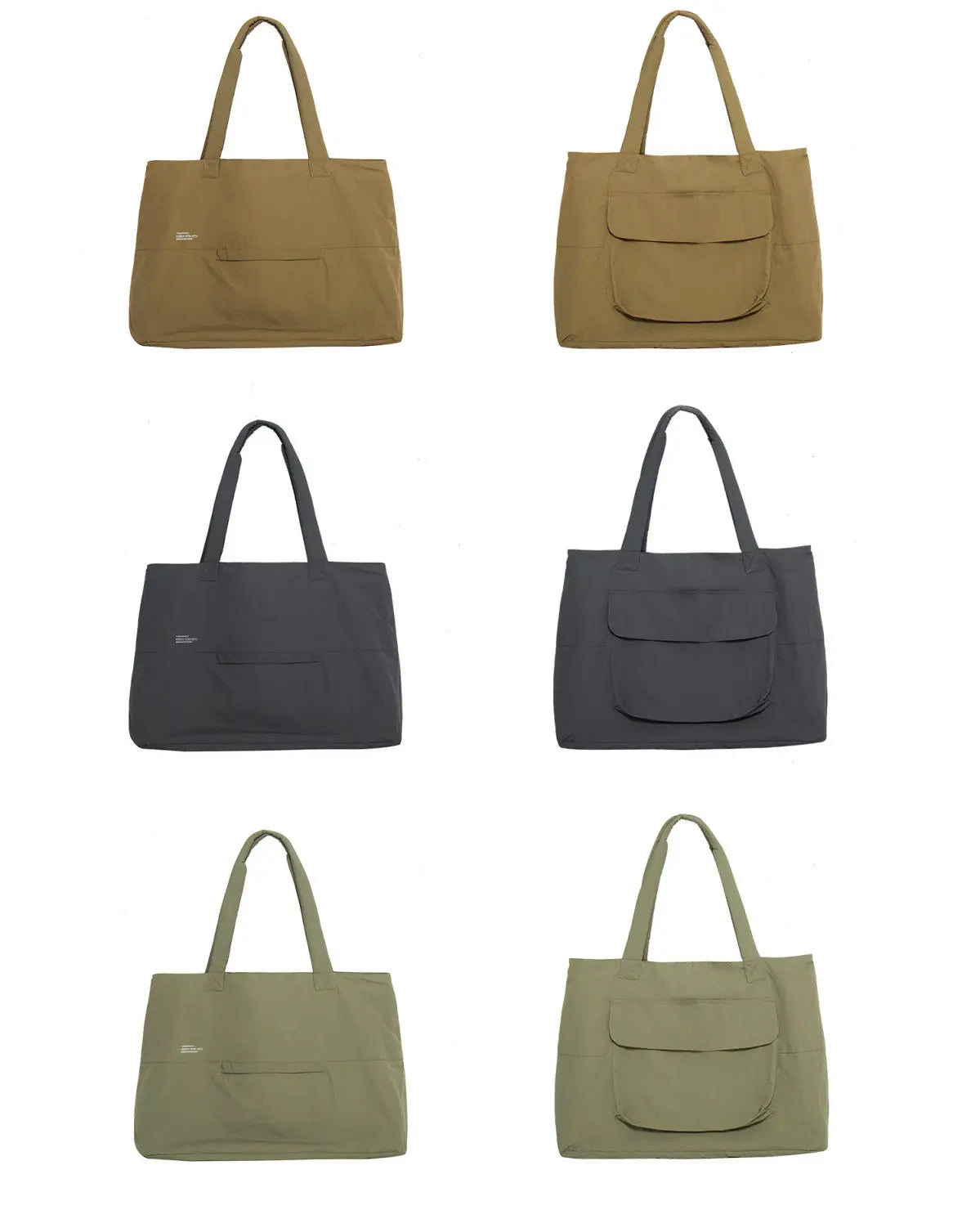 Tote Bag 2024 New Fashion Simple Office Lady Nylon Splashproof Shoulder Bag Handbag All-match
