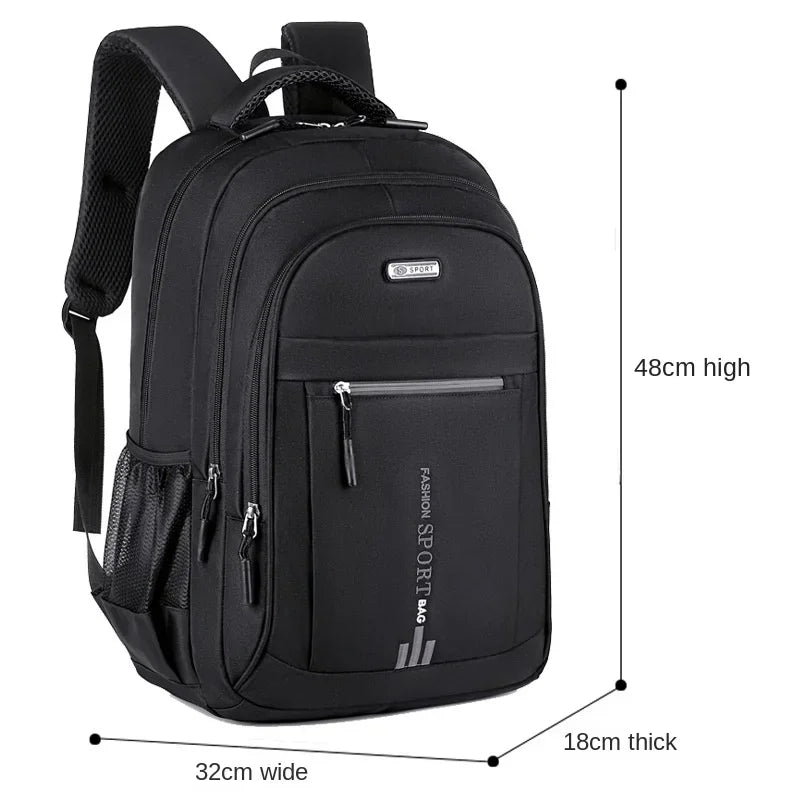 Men's Backpacks Oxford Waterproof Rucksack Business Computer Bag Casual Travel Backpack Senior High School Student Schoolbag sac