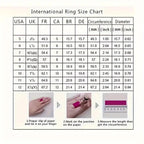 Ring Fashion  Jewelry Colourful Cubic Zirconia Flower Design Cute Style Women Girls Party Engagement