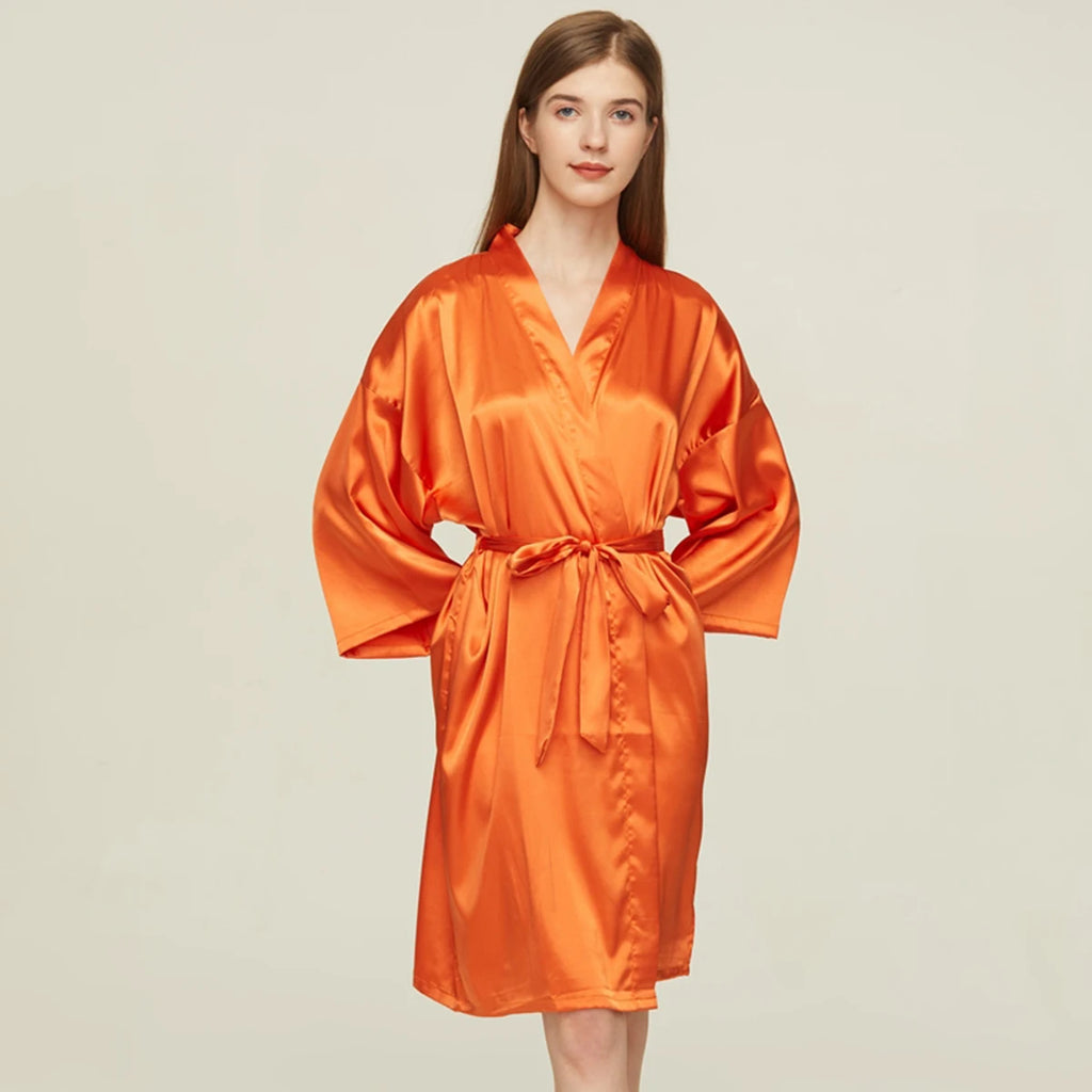 Satin Robes Wedding Bathrobe Bride Bridesmaid Gown Women Clothing Sleepwear