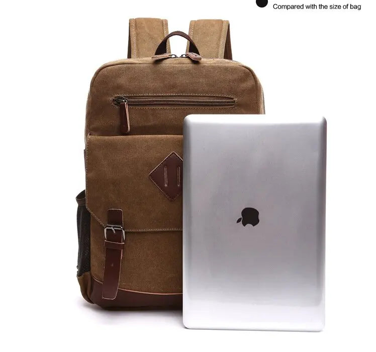 Men's Backpack Vintage Canvas Backpack Men's Travel Bags Large Capacity Backpack Laptop Backpack Bag High Qualit School Bag NEW