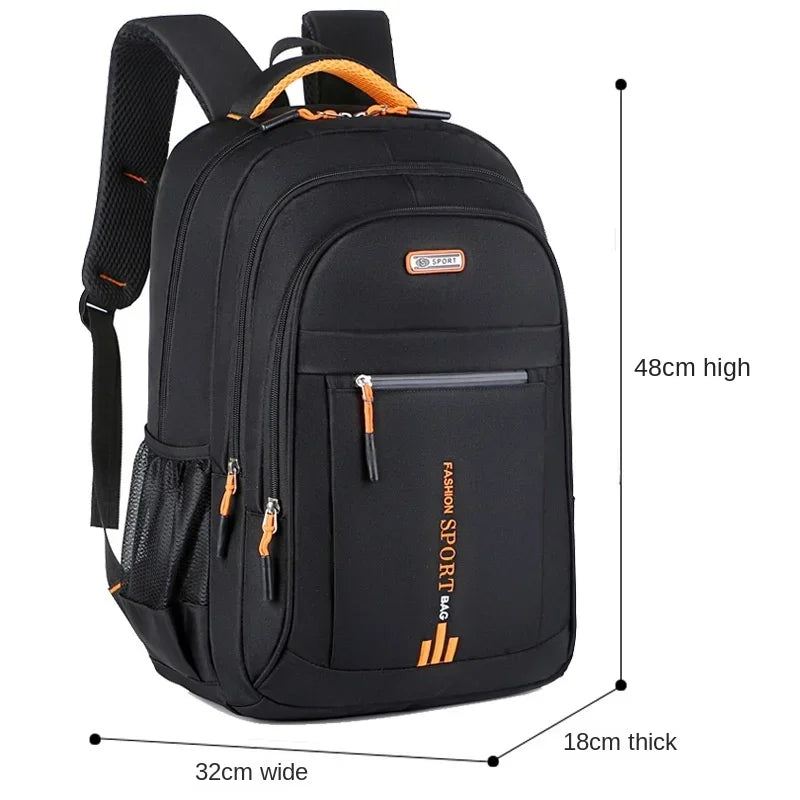 Men's Backpacks Oxford Waterproof Rucksack Business Computer Bag Casual Travel Backpack Senior High School Student Schoolbag sac