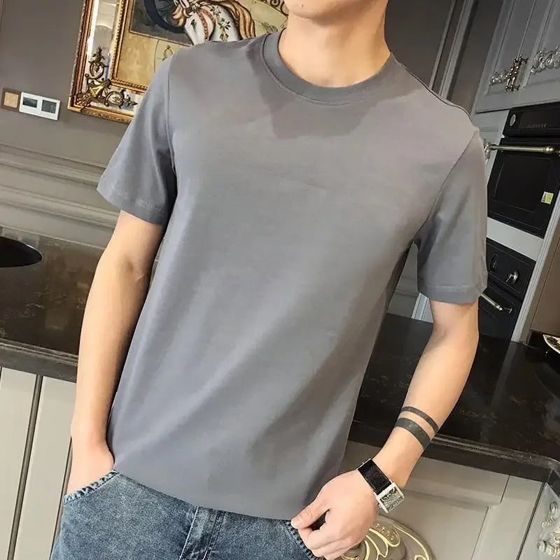 T Shirt For Men Print Anime Top Oversized Man Tee Shirts Alphabet Quick-drying Stylish Harajuku Cheap Clothes And Young On Sale