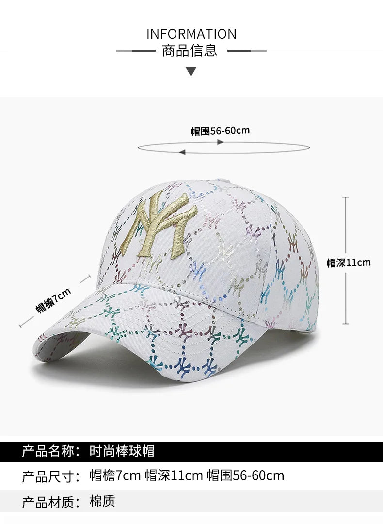 Hat - Men's and Women's Baseball Cap, Military Training Cap, Outdoor Leisure Sports Cap, Sun Protection and Shade Cap, Lettered