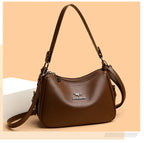Ladies' tote bag, mom bag, large-capacity, versatile single-shoulder crossbody bag, simple commuting and casual bag