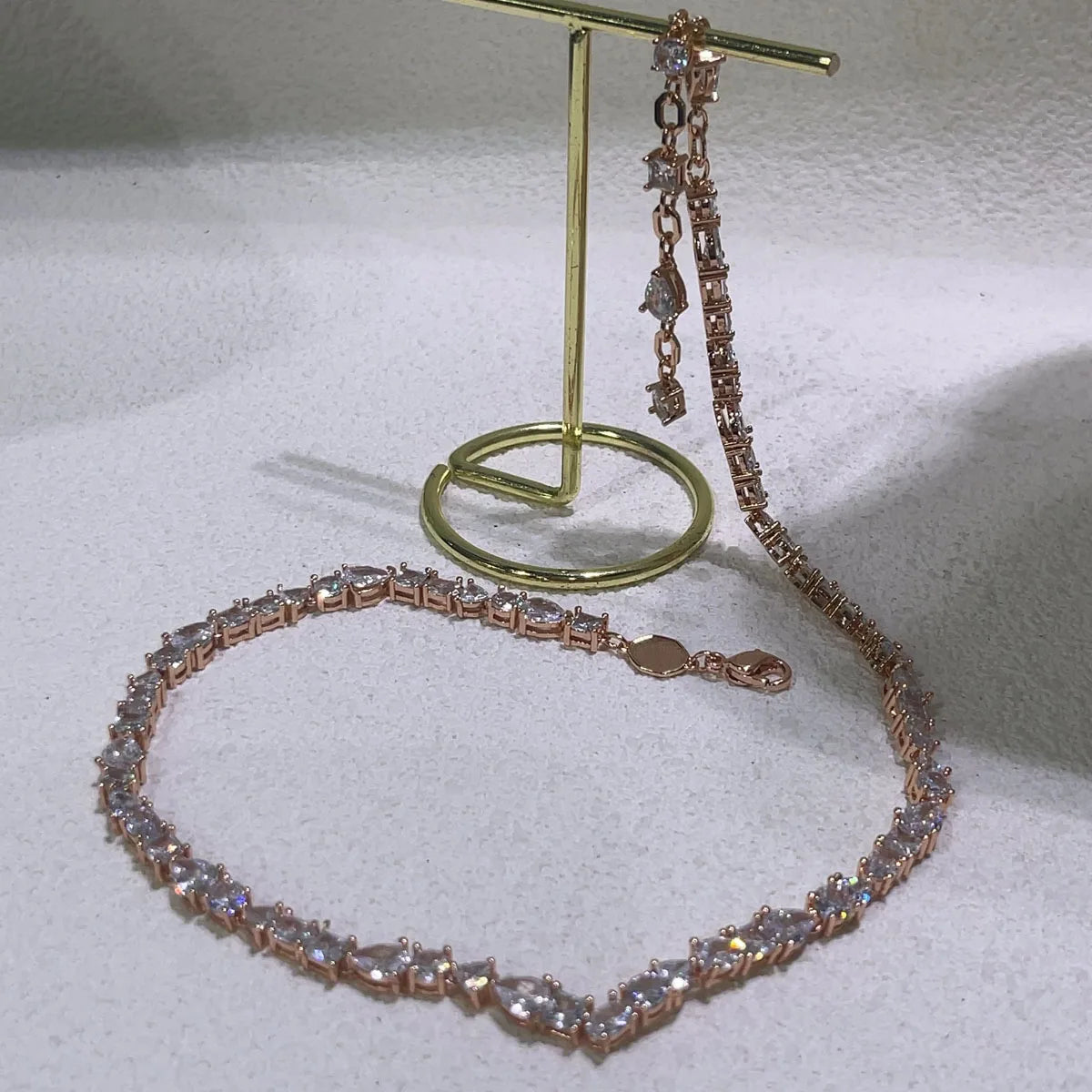 Necklacef Flower Love Original High Quality Jewelry Luxury Brand Crystal Exquisite Pendant Crystal Party Gift for Women