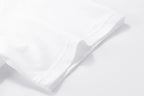 Men's T-shirt High Quality 100% Cotton Round Neck Short Sleeve Classic Black White Pure Color Tees Spring Summer Casual Cool Top