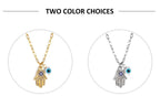 Evil Eye Pendant Necklaces For Women Girls Trending Gold Plated Layer Chain Choker Necklace Jewelry Birthday Gifts Free Shipping