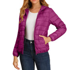 Women Puffer Jacket Plus Size 2025 New Spring Autumn Female Ultra Lightweight Packable Hooded Down Coats
