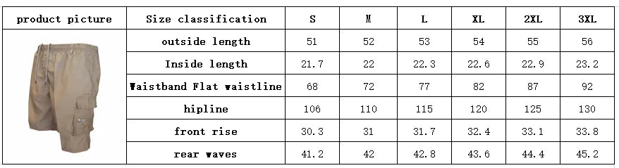 2024 New cargo shorts Fashion casual shorts Running shorts