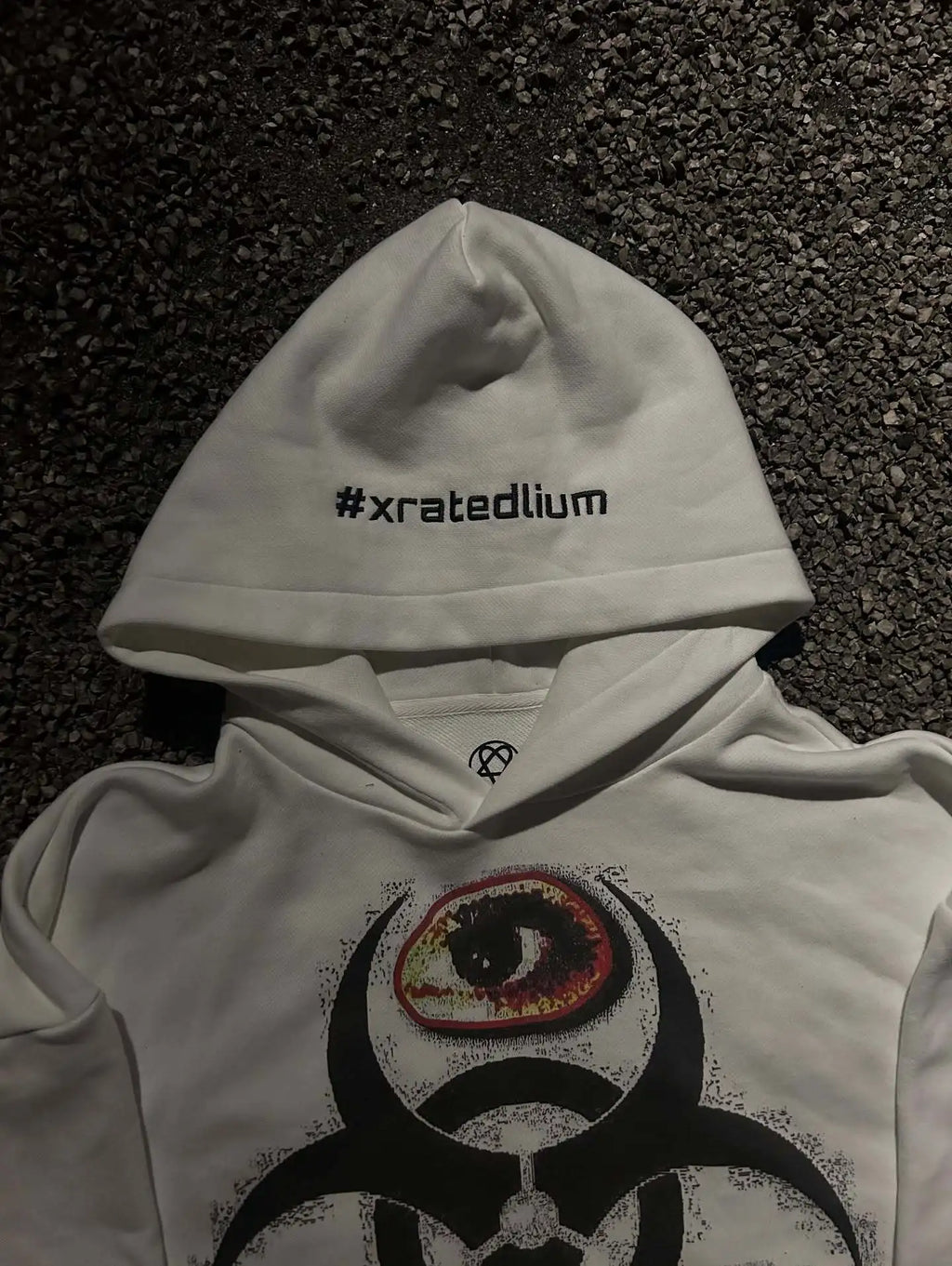 A must-have for trendsetters, dark and quirky printed hooded sweatshirt for autumn and winter, unisex street style hoodie