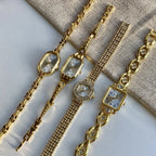 Women Watches Top Brand Luxury Wristwatches Ladies Fashion Gold  Bracelet Watch Female Elegant Clock Women montre femme