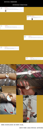 Fashion Ladies Watch for Women Quartz Watches Double Color Women's Hand Watches Elegant Women's Wrist Lovers Watch 2023 Bracelet