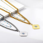 Evil Eye Pendant Necklaces For Women Girls Trending Gold Plated Layer Chain Choker Necklace Jewelry Birthday Gifts Free Shipping